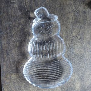 Fifth Avenue Crystal Snowman Platter